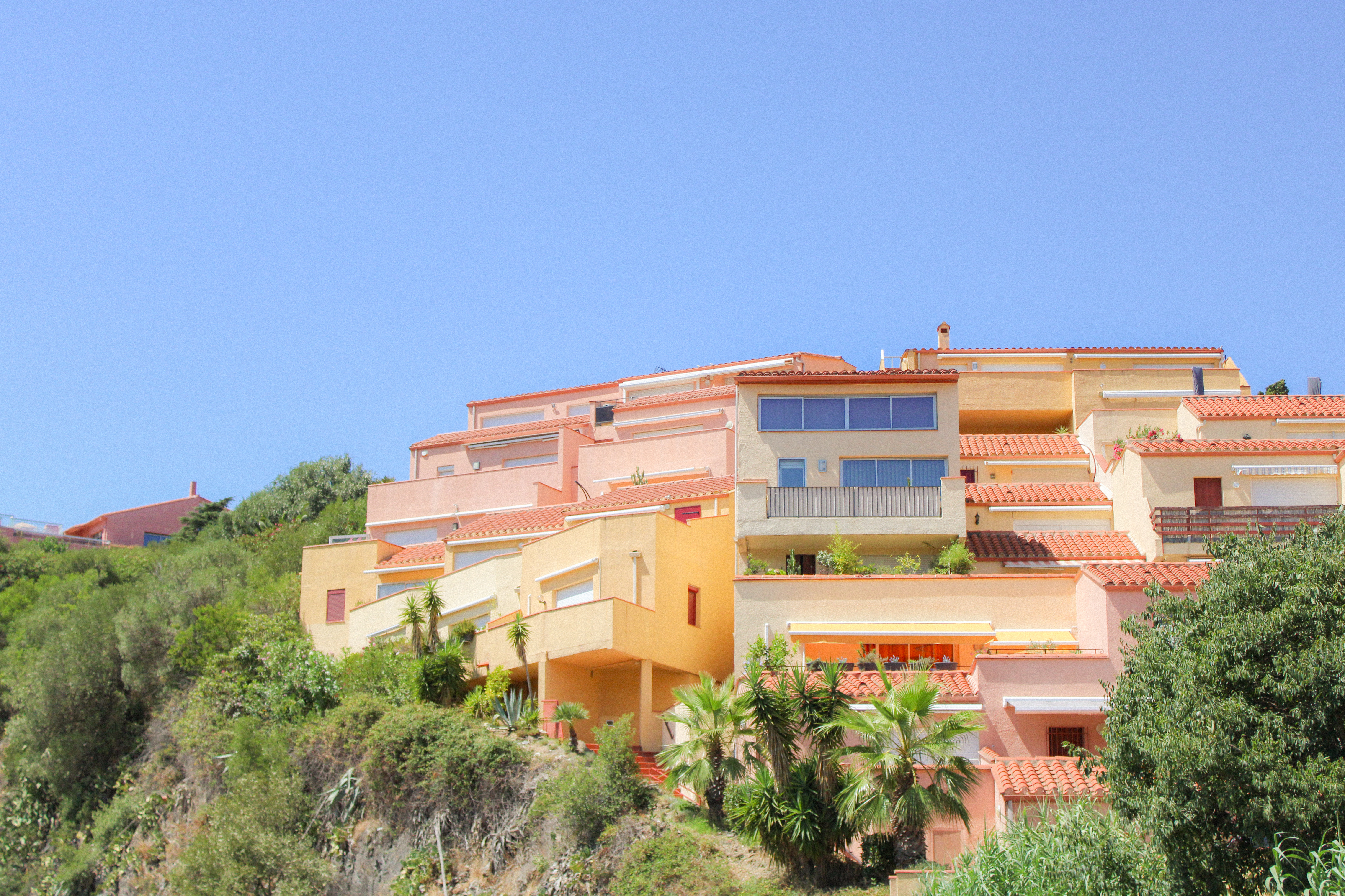 colorful buildings of Collioure, France